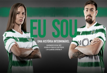 Sporting football shirts 2020-21